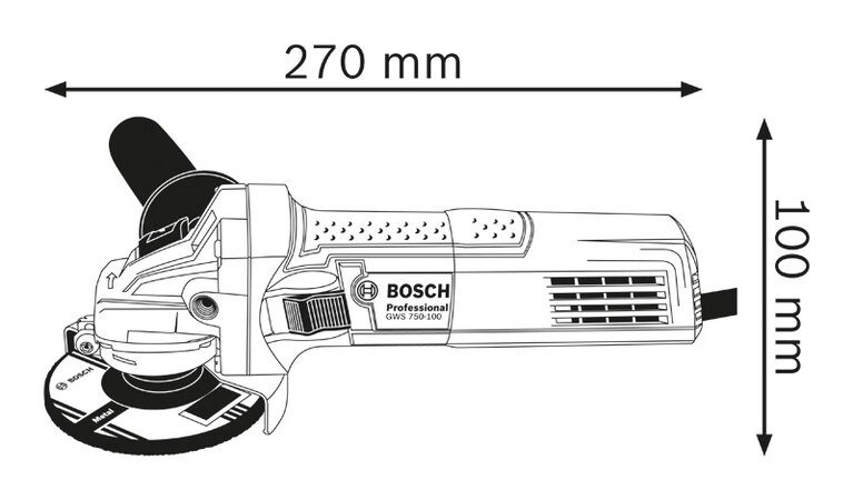 Bosch Gws 750 Avuç Taşlama 750 Watt