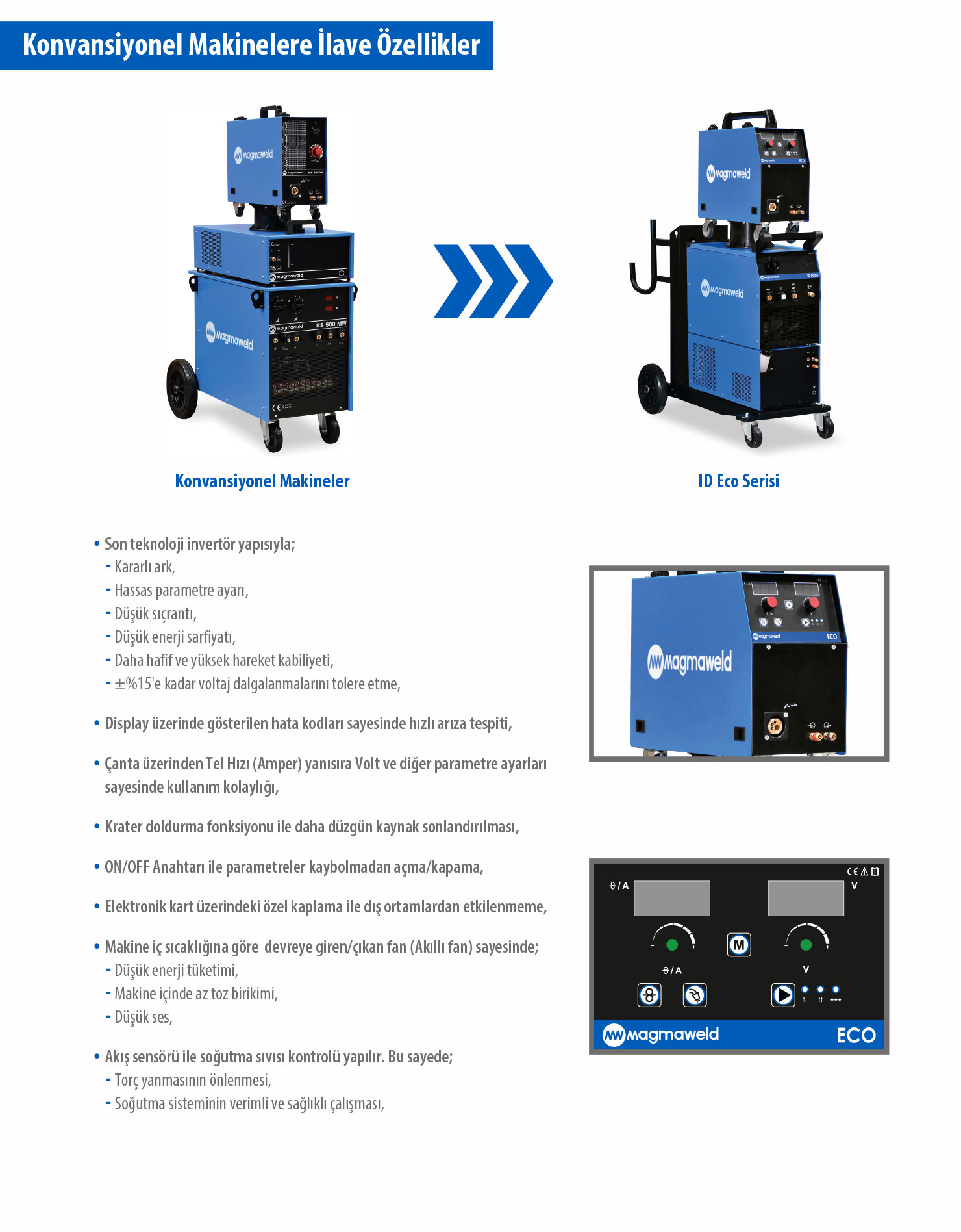 Magmaweld Id 350 M-5 Eco Gazaltı Kaynak Makinesi