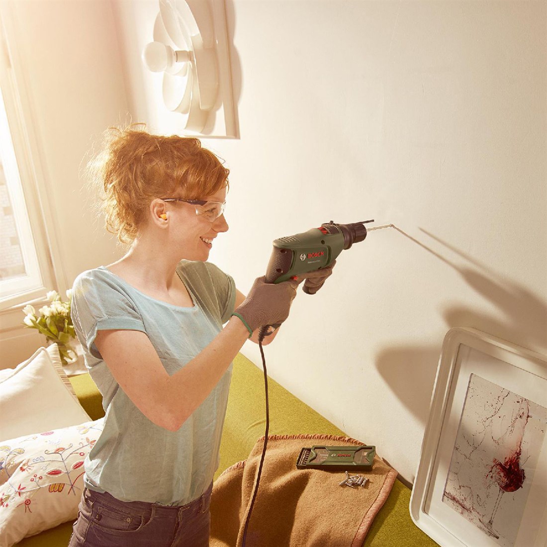 Bosch Darbeli Matkap Easyimpact 600 Bosch 25 Parça Vidalama Ucu Seti