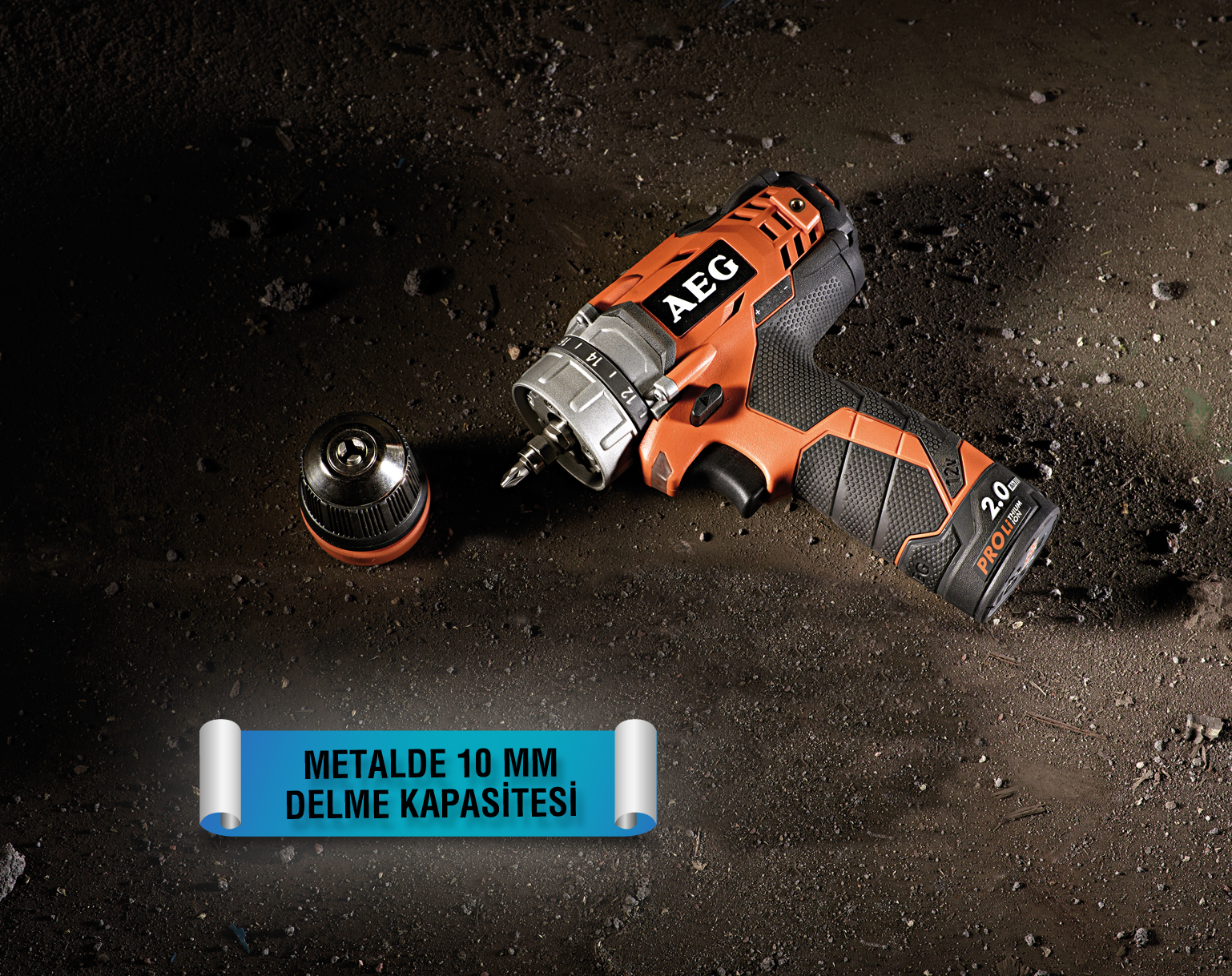 AEG BBS 12 C2 LI Çift Akülü Matkap Kiti (Lithium ion 12 V; 2.0 Ah)